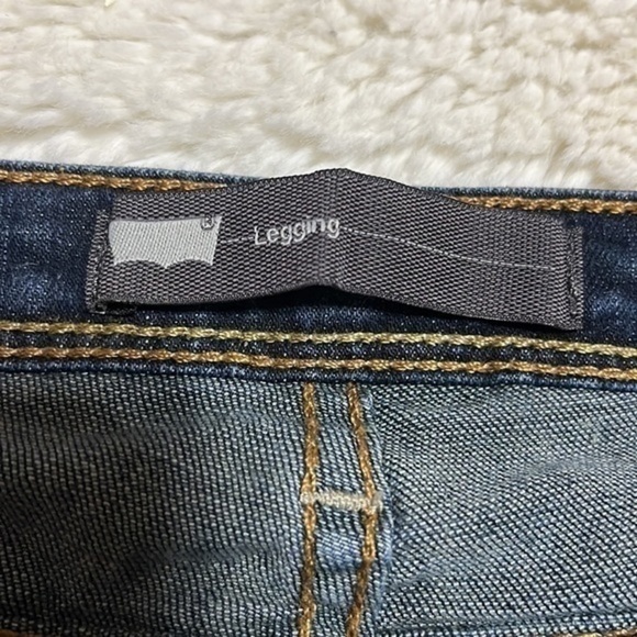 Levi’s Womens size 27 cropped legging stretch jeans - Picture 6 of 11